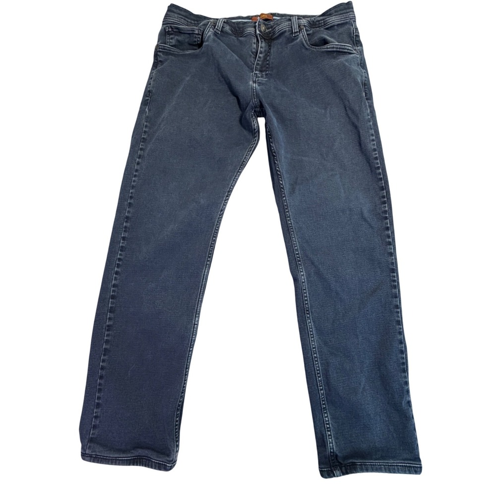 Inpore Luxury Tailoring Slim Fit Indigo Blue Stretch Jeans Mend‎ 38 3022W1225